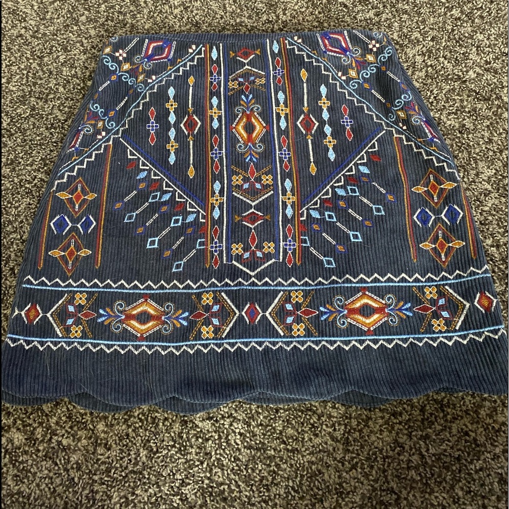 Small patterned skirt